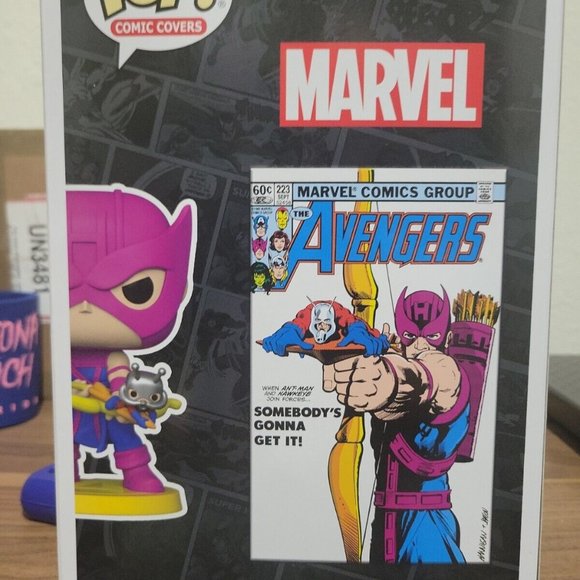 Hawkeye & Any-Man Funko Pop Marvel Comic Book Covers 22 - Picture 6 of 6